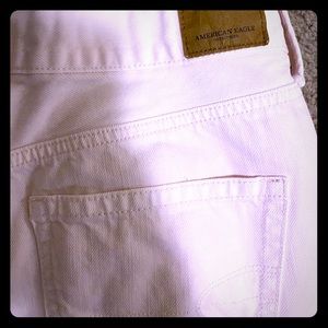 Pastel Pink American Eagle Mom Jeans